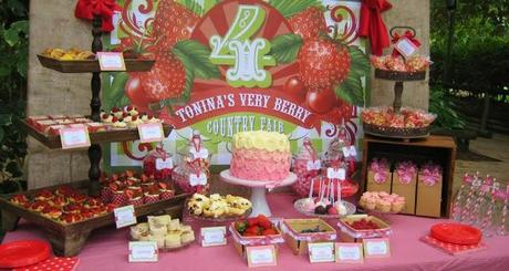 A Berrylicious Birthday party by Sweet Treat Creations