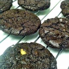 What I baked today: Double chocolate chip brownie cookies