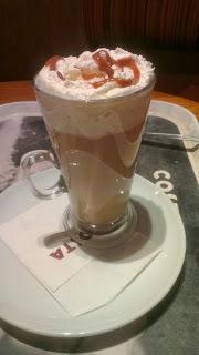 Costa's Salted Caramel and Cream Latte Review