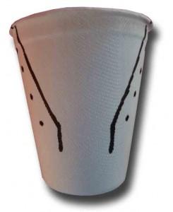 Paper Cup Santa Boot