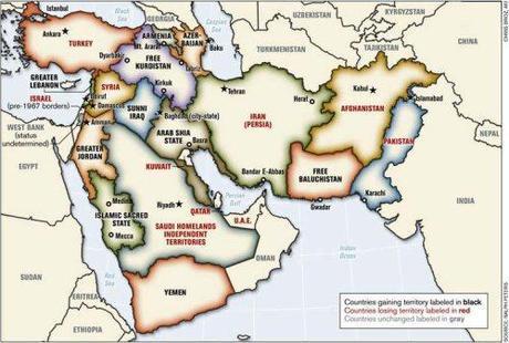 One scenario about the Middle East
