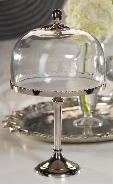 Cake Stand with Glass Dome