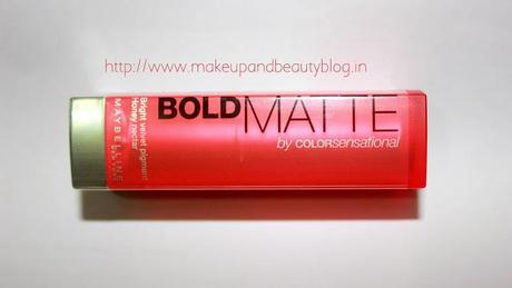 Maybelline Colorsensational Bold Matte Review, Swatches & LOTD: Mat 2 Coral 326