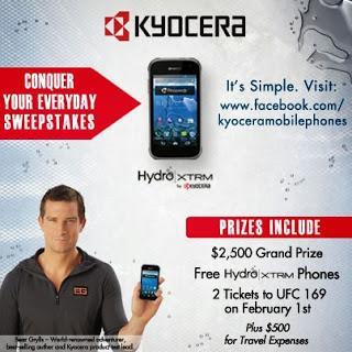 Enter the #KyoceraConquer Sweepstakes and Conquer your Everyday Moment!