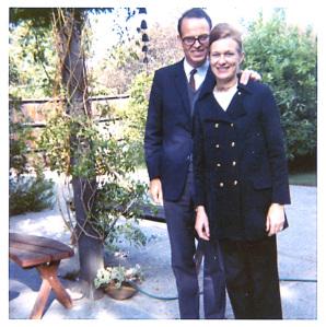 Emile and Jane Zuckerkandl, October 1970.  Image courtesy of the Esther M. Lederberg Collection.