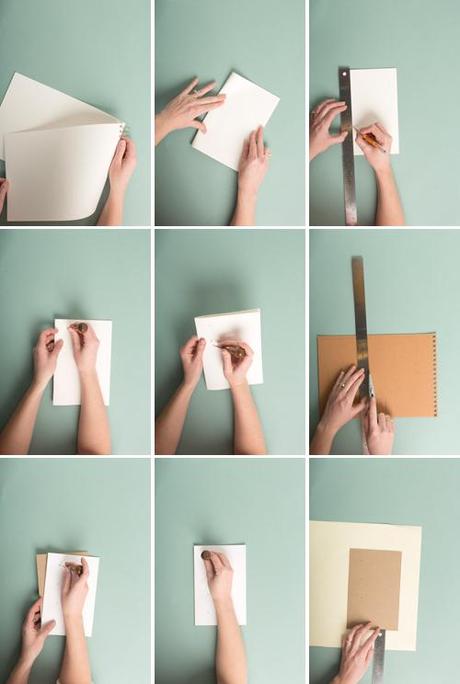 Make a handmade book from a sketchpad