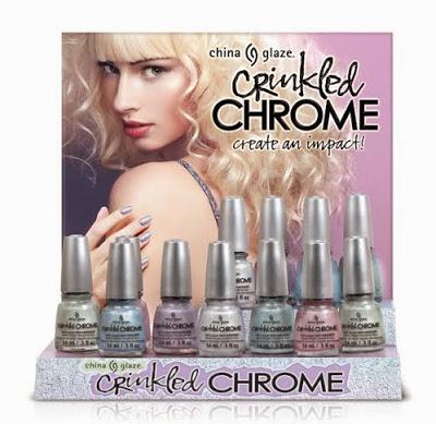 Press Release: China Glaze® Introduces Crinkled Chrome Collection