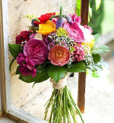 Multi-Coloured Bridal bouquet