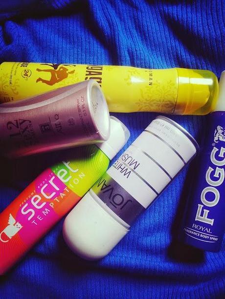 5 Drugstore Deodorants Under Rs. 250 Reviewed - Fogg, Secret, Emgage, Jovan, 212 Sexy