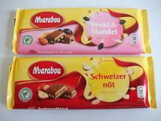 Swedish Marabou Chocolate Bars - Frukt & Mandel/Schweizer nöt