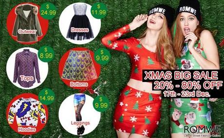 Romwe Xmas big sale!