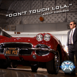 Agent Coulson don't touch lola