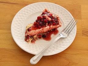 No-Bake Pomegranate Cheesecake Recipe - Delicious & Festive!!!