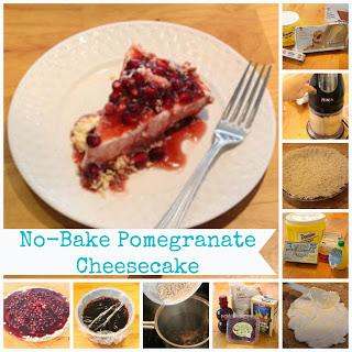 No-Bake Pomegranate Cheesecake Recipe - Delicious & Festive!!!