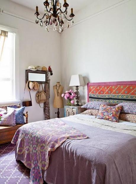 Bohemian chic bedrooms