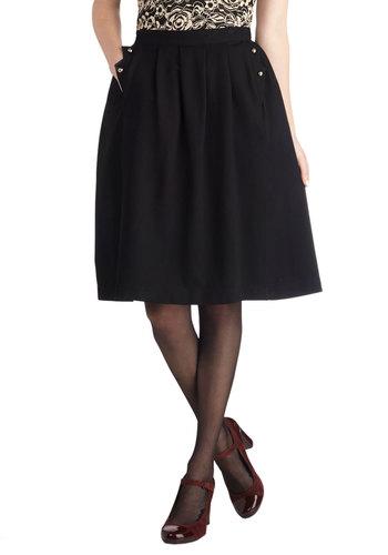 Noir at Nighttime Skirt