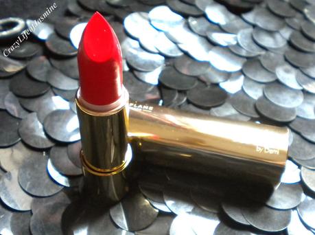 Oriflame MORE by Demi Lipstick in Coral Red (Review n Swatches)