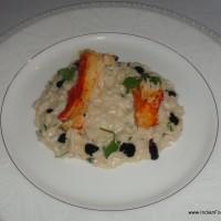 coconut rice and fresh crab