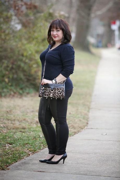 What I Wore: Black and Blue