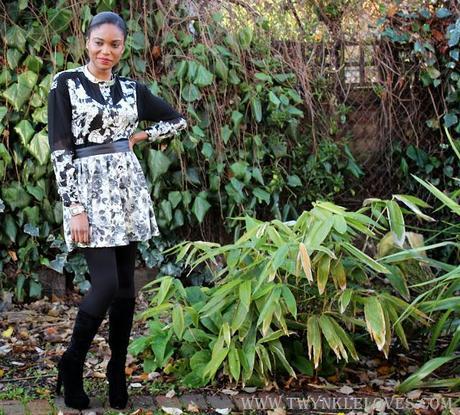 Today I'm Wearing: Monochrome Florals