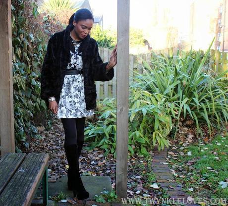 Today I'm Wearing: Monochrome Florals