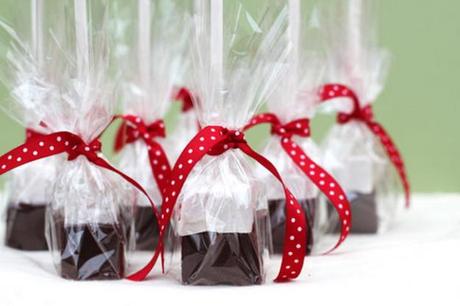 Chocolate snacks for wedding guests