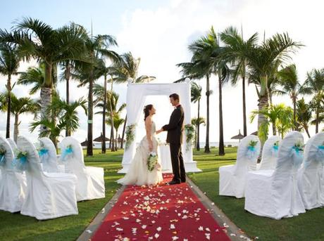 Decorated wedding chairs