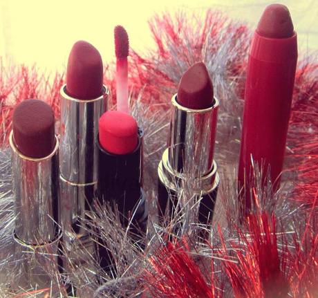 Swatch Attack!: 6 Red Lipsticks for Christmas!