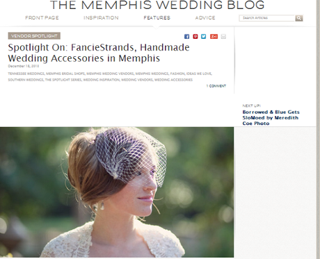 <FancieStrands Featured on The Memphis Wedding Blog alt=