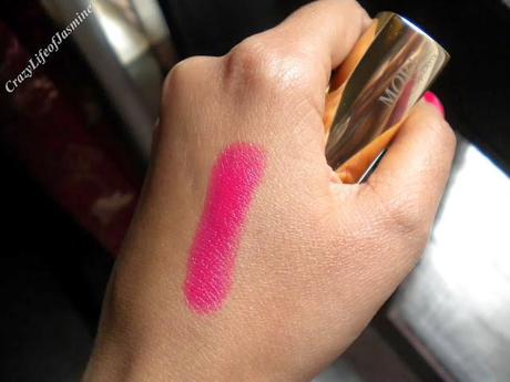 Oriflame MORE by Demi Lipstick: Pink Drama (Review n Swatches)