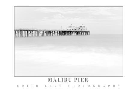 Malibu Pier, California, long exposure, high key, beach, waves, malibu pier cafe, travel photography