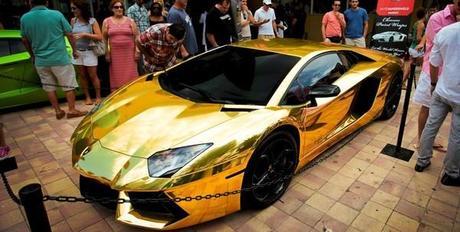 Gold Plated Lamborghini