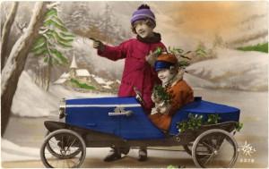 Old-Christmas-Photo-Card-PedalCar-GraphicsFairy