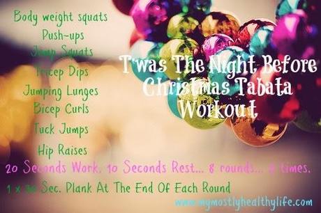 {I Workout} T'was The Night Before Christmas Tabata Workout