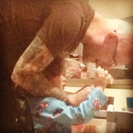 Decorating Santa's Cookie