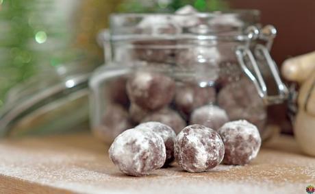 Dark Chocolate Port Truffles Truffles Jar 2 marthafied