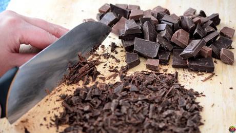 Dark Chocolate Port Truffles Chopping Chocolate marthafied