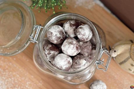 Dark Chocolate Port Truffles