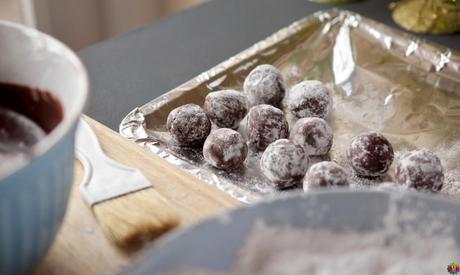 Dark Chocolate Port Truffles Ready to serve marthafied