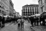 Brussels Christmas Market B&amp;W