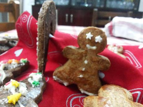 Whole Wheat and Jaggery in my Gingerbread Man (without Molasses)