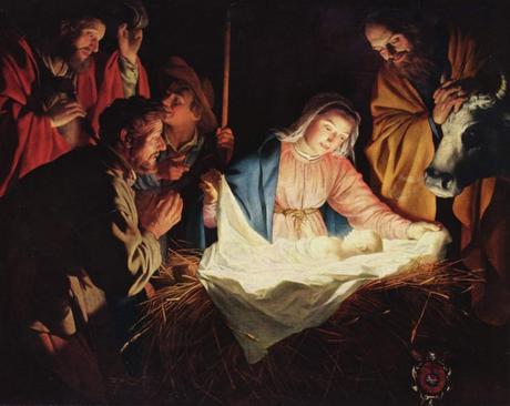 Adoration of the Shepherds by Gerard van Honthorst