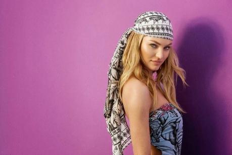 Candice Swanepoel for Agua Bendita Spring 2014 Campaign