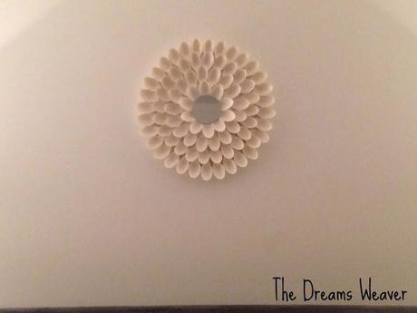 Upcycled Plastic Spoon Sunburst Mirror~ The Dreams Weaver