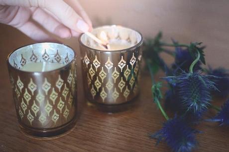 DIY beeswax candles