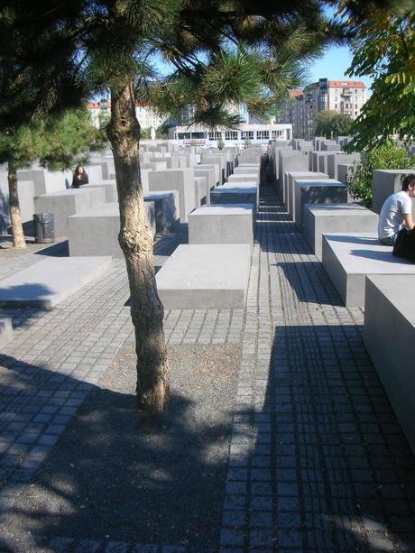 Holocaust Memorial Berlin, Germany - Tree Replacing a Block