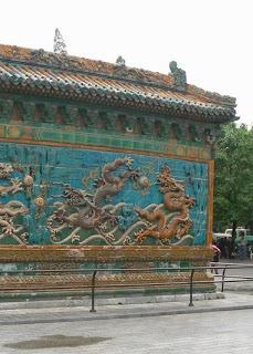Dragons Wall in the Forbidden City