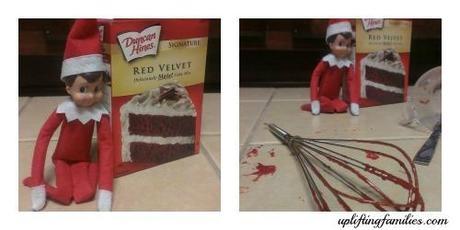 Elf on the Shelf Ideas Cake