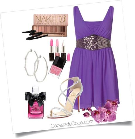 Plus Size New Years Outfit inspired by the Pantone Color of the Year: Radiant Orchid