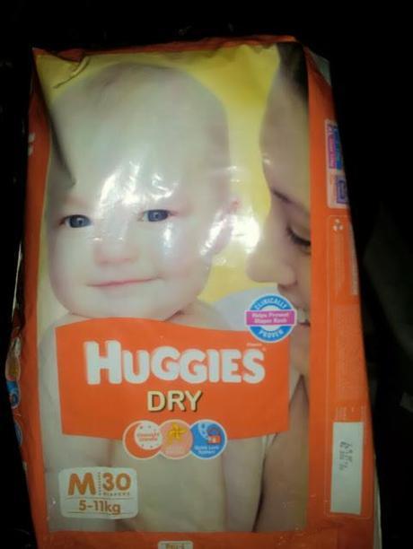 Huggies Dry Diapers (Small)